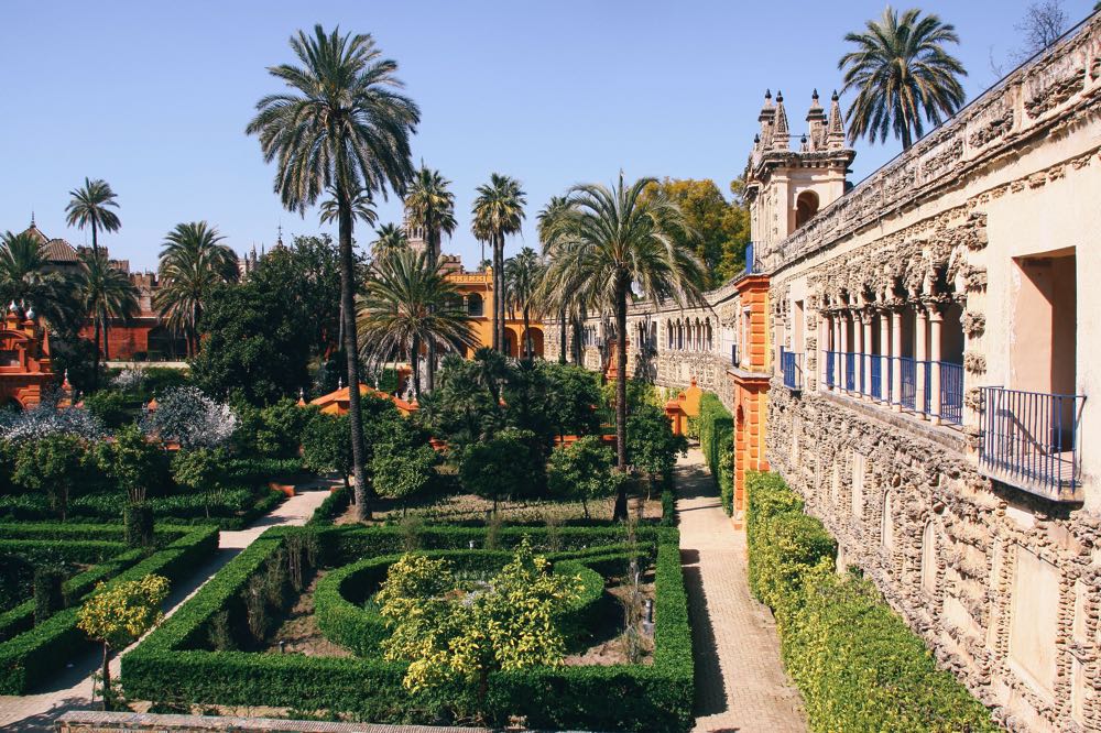 alcazar palace in seville
