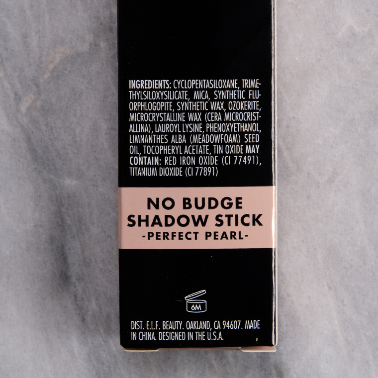 elf Perfect Pearl No Budge Shadow Stick