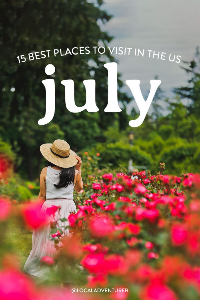 places to visit in july usa