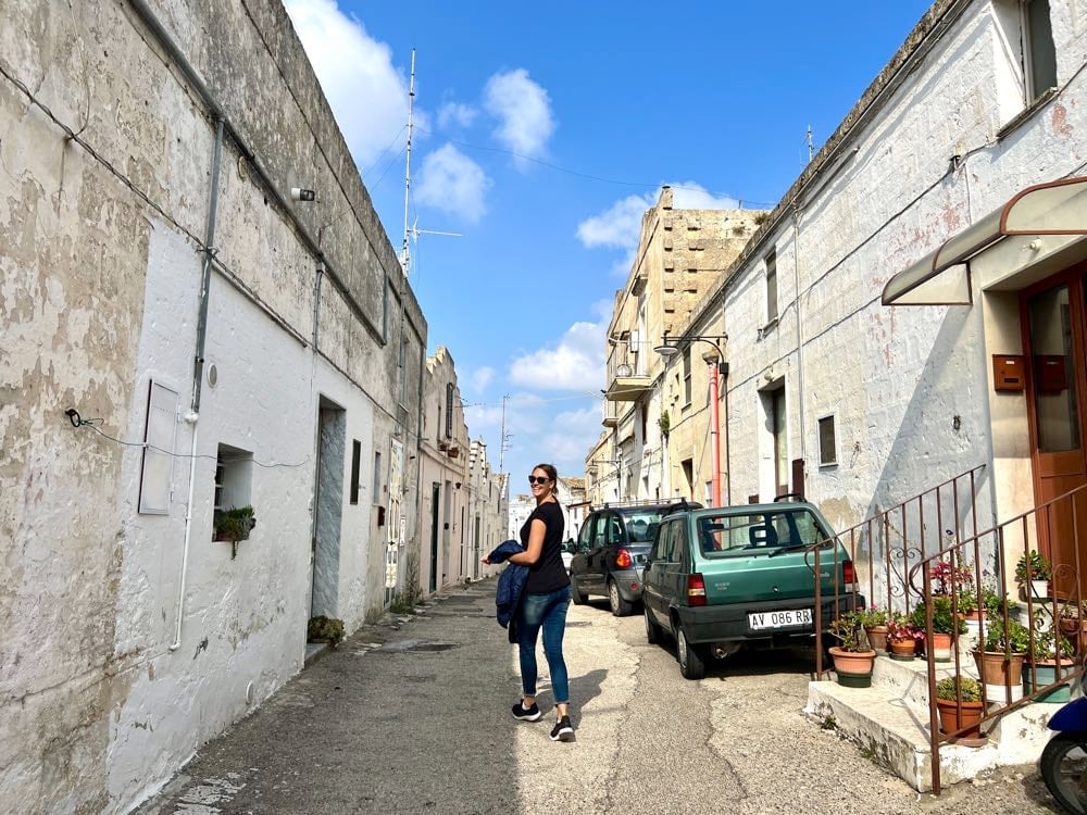 walking the streets of matera