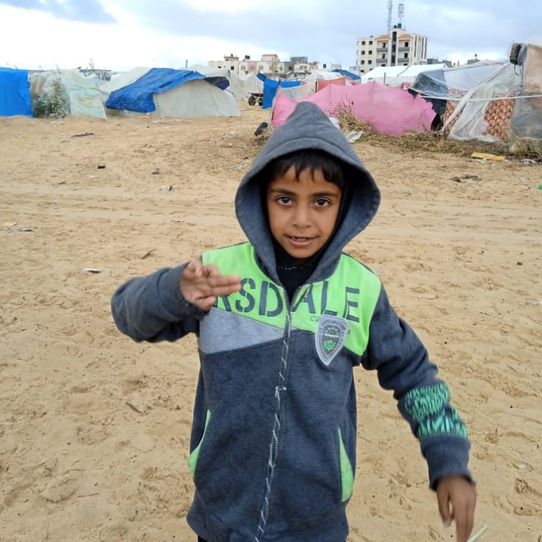 Abu Khamees' 8-year-old son, Karam.