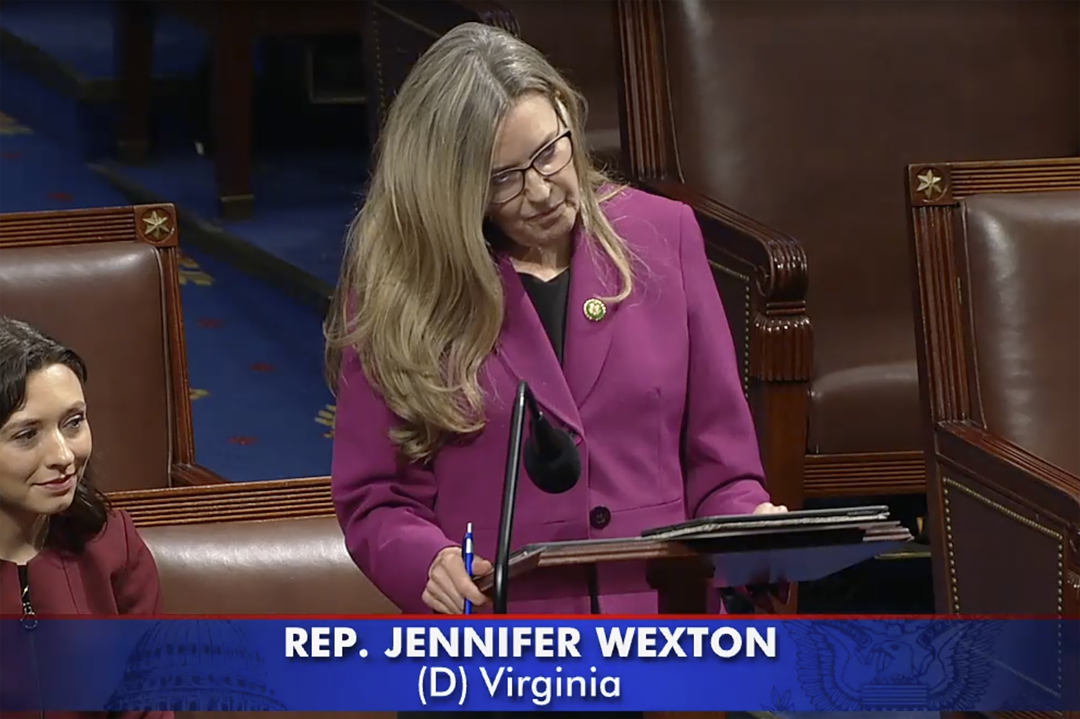 Rep. Jennifer Wexton, D-Va., was diagnosed with a degenerative neurological disorder last year that has inhibited her mobility and hampered her voice. On July, 25 she debuted the use of an AI tool built to mirror her own voice in a speech on the House floor.