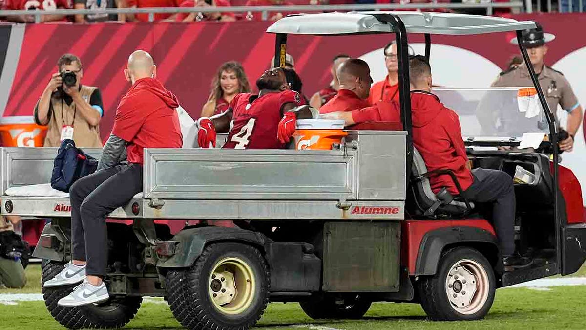 Chris Godwin taken off field in cart