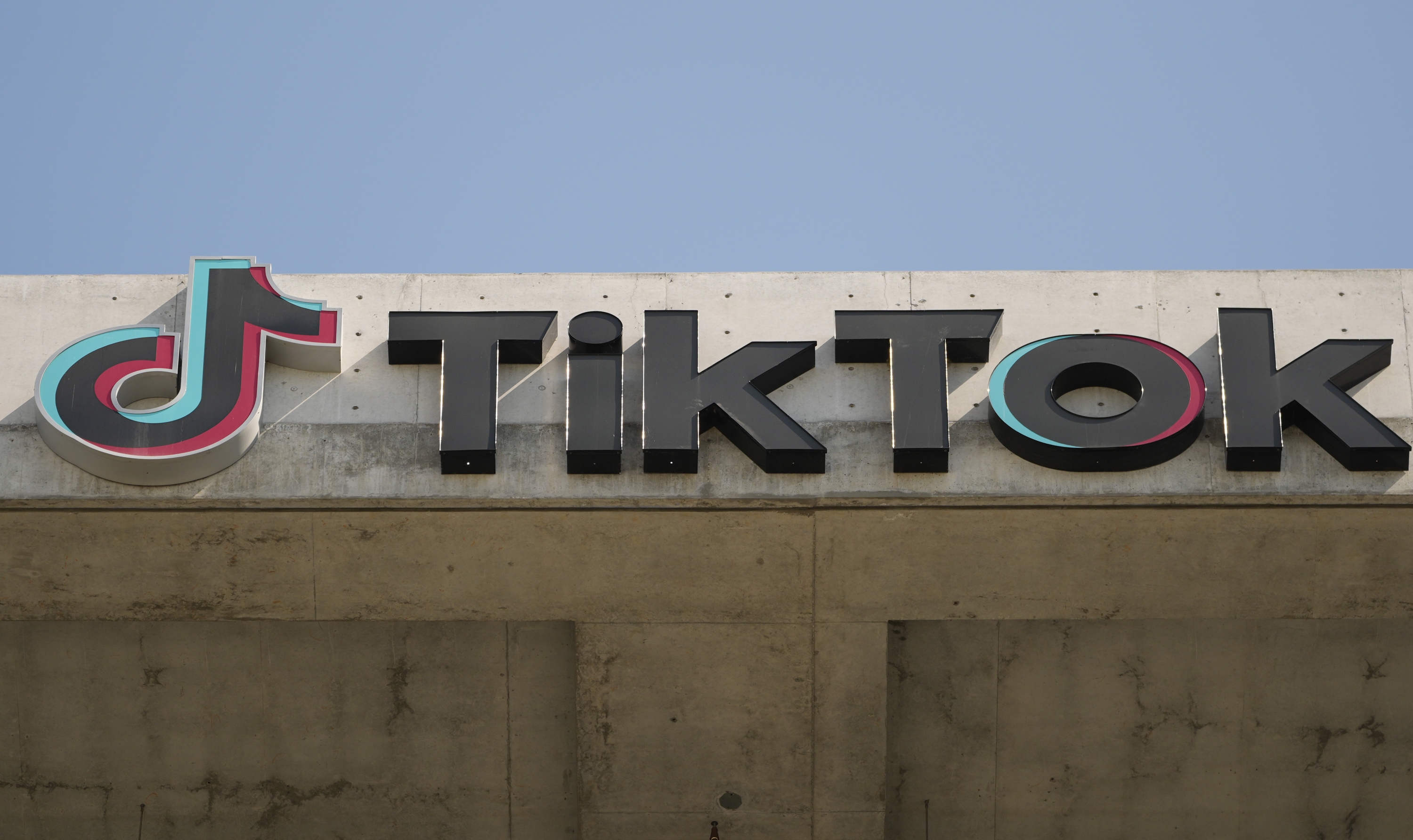 A TikTok sign is displayed on the company