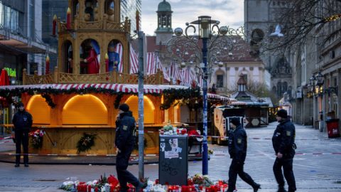 German Christmas market attack suspect faces 5 murder counts, aggravated assault charges