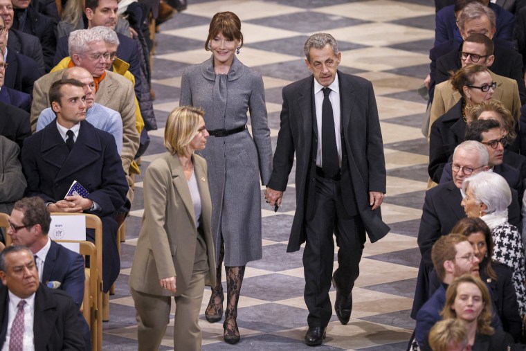 Nicolas Sarkozy and Carla Bruni-Sarkozy.