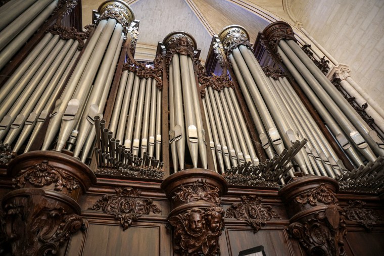 The organ at Notre-Dame.