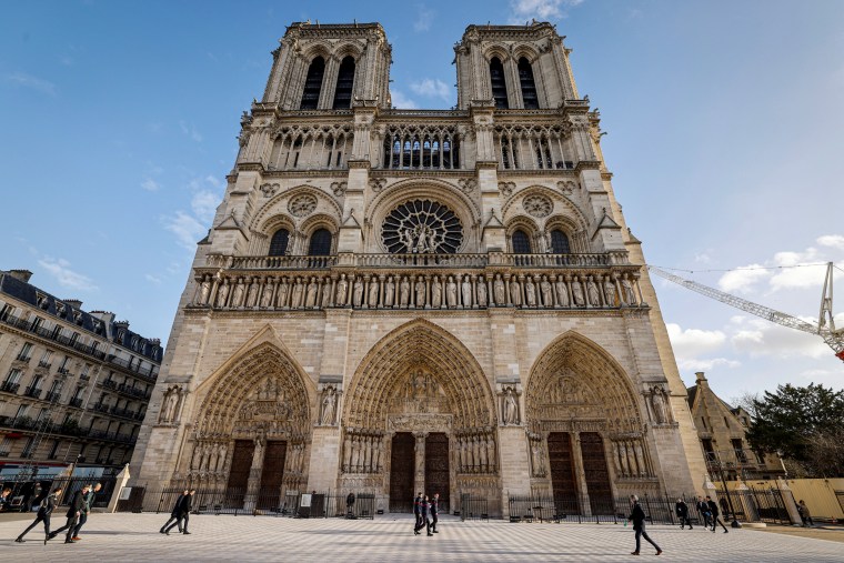 General view of Notre-Dame.