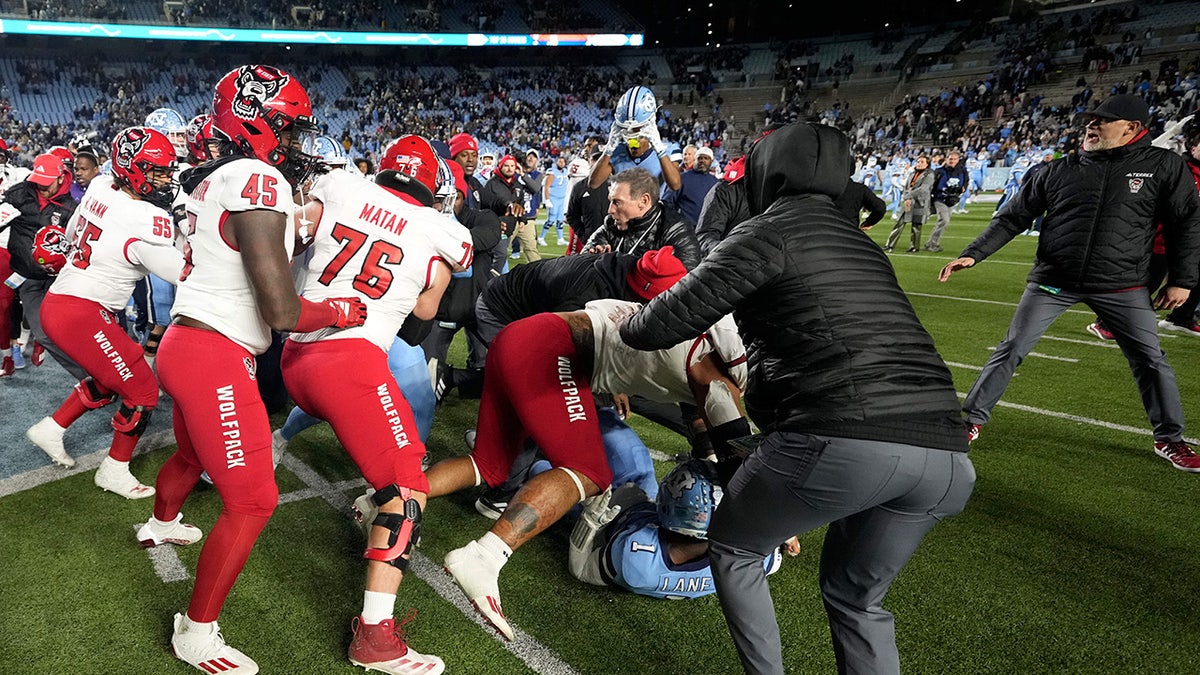 UNC NC State brawl